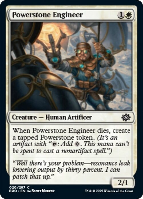 Powerstone Engineer Card Front