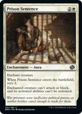 Prison Sentence Card Front