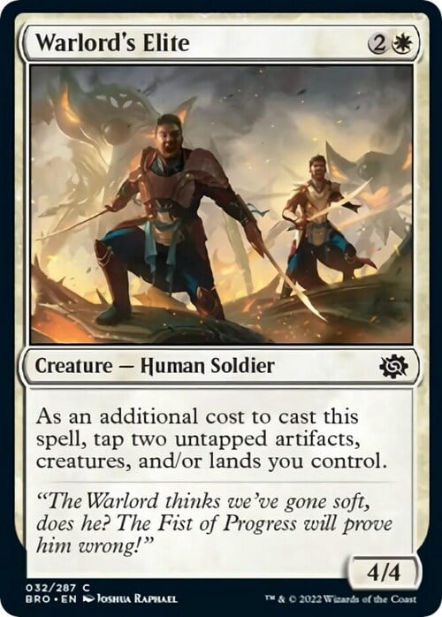 Warlord's Elite Card Front
