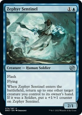 Zephyr Sentinel Card Front