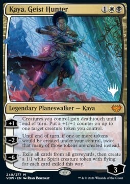 Kaya, Cacciatrice di Geist Card Front