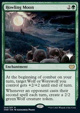 Howling Moon Card Front