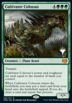 Cultivator Colossus Card Front