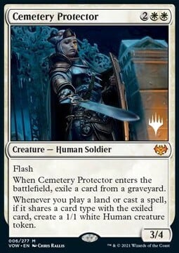 Protettrice del Cimitero Card Front