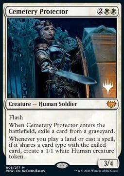 Cemetery Protector Card Front