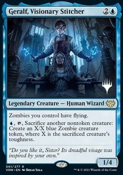 Geralf, Visionary Stitcher Card Front