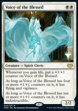 Voice of the Blessed Card Front
