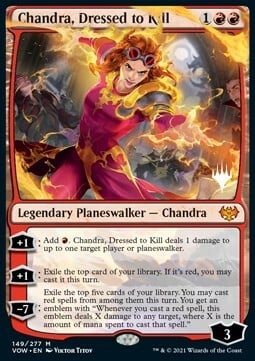 Chandra, Dressed to Kill Card Front