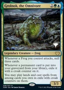 Grolnok, the Omnivore Card Front