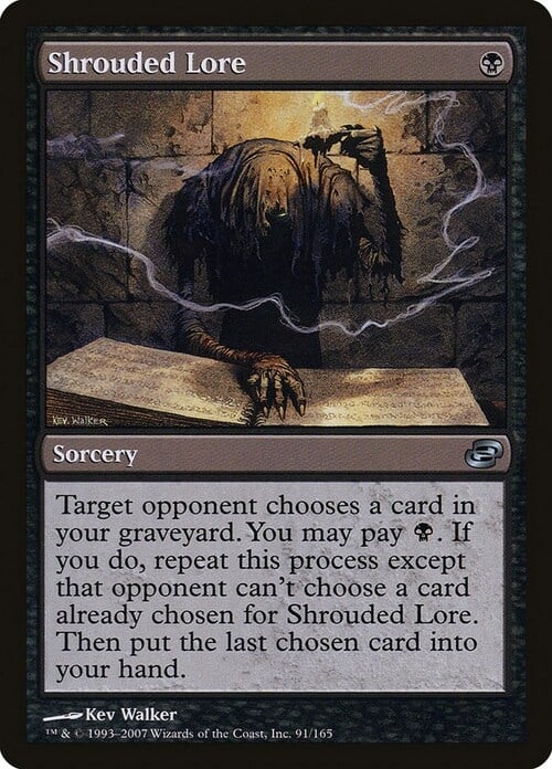Shrouded Lore Card Front