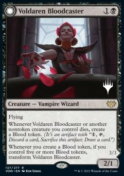 Voldaren Bloodcaster // Bloodbat Summoner Card Front