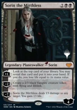 Sorin the Mirthless Card Front
