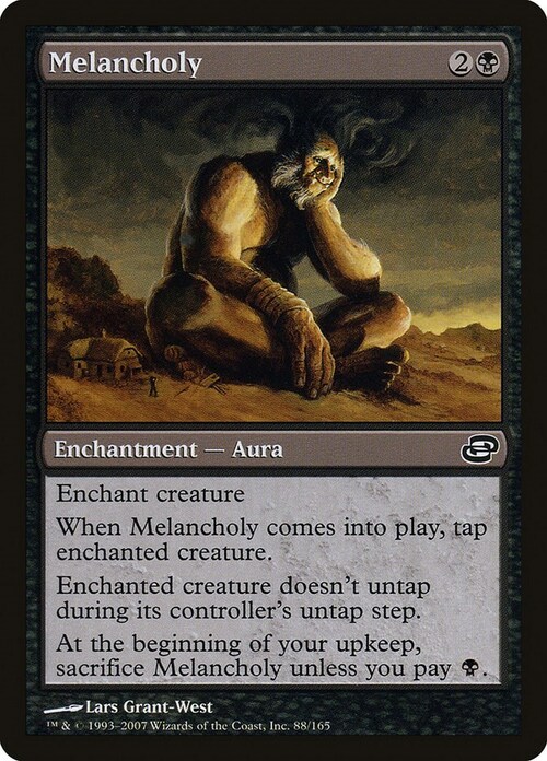 Melancholy Card Front