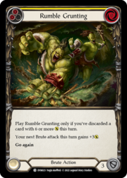 Rumble Grunting - Yellow