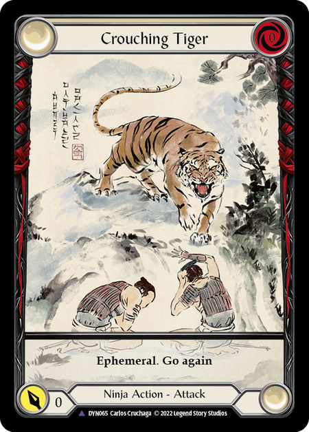 Crouching Tiger Card Front