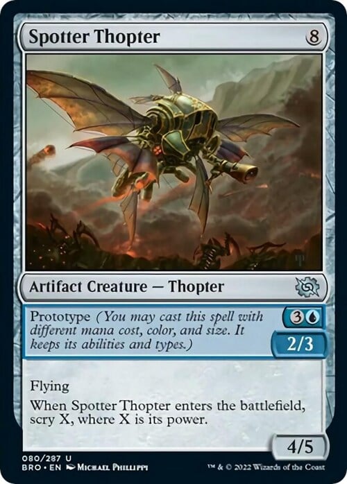 Spotter Thopter Card Front