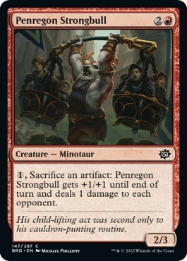 Penregon Strongbull Card Front