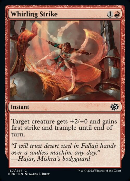Whirling Strike Card Front