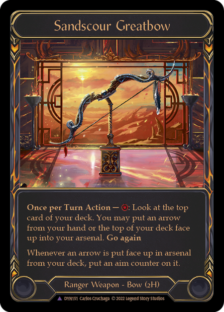 Sandscour Greatbow Card Front