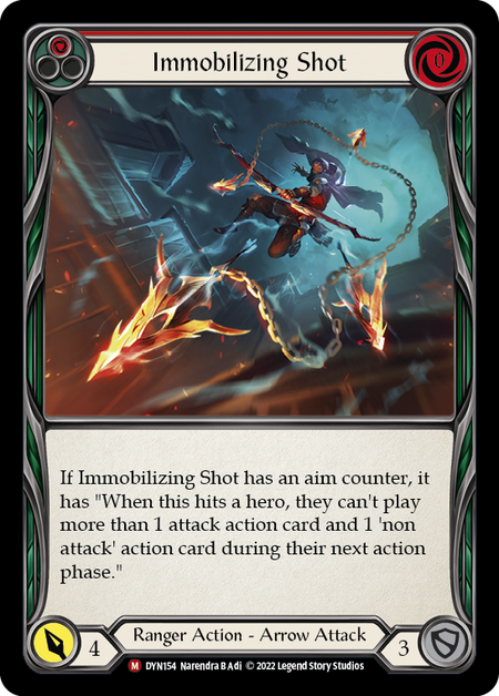 Immobilizing Shot Card Front