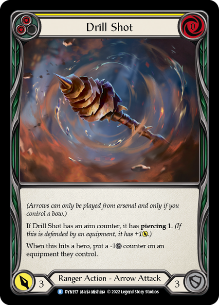 Drill Shot - Yellow Card Front