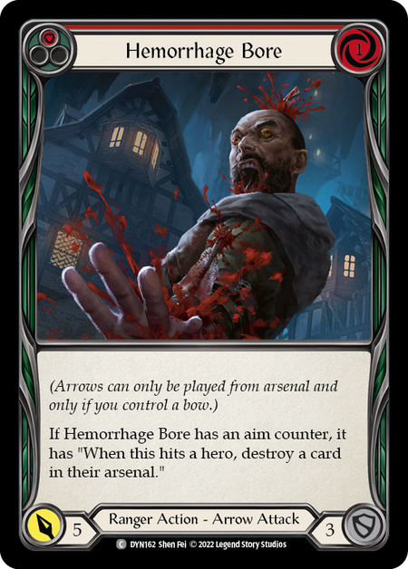 Hemorrhage Bore (Red) Card Front