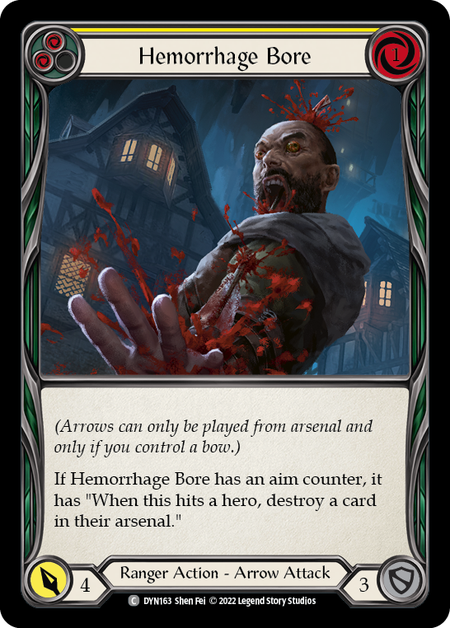 Hemorrhage Bore (Yellow) Card Front