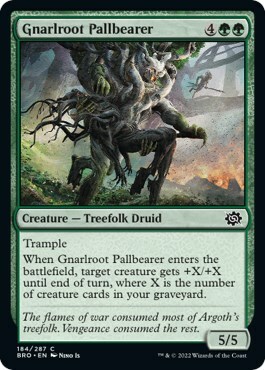 Gnarlroot Pallbearer Card Front
