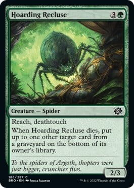 Hoarding Recluse Card Front