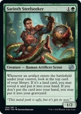 Sarinth Steelseeker Card Front