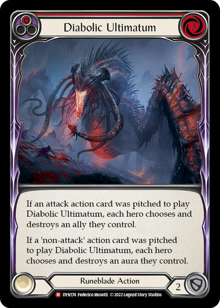 Diabolic Ultimatum Card Front