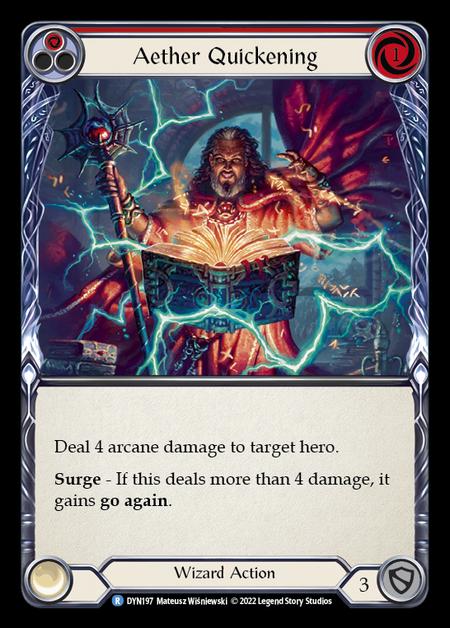 Aether Quickening - Red Card Front