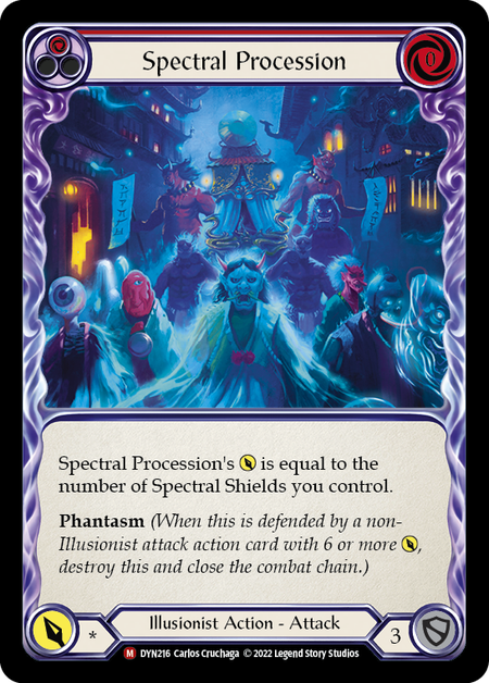 Spectral Procession Card Front