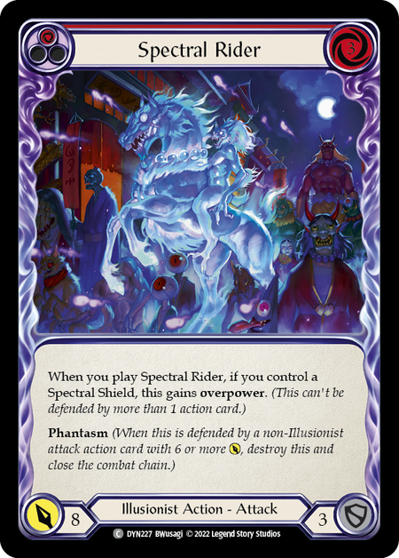 Spectral Rider - Red Card Front