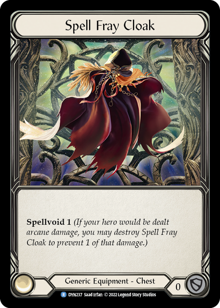 Spell Fray Cloak Card Front