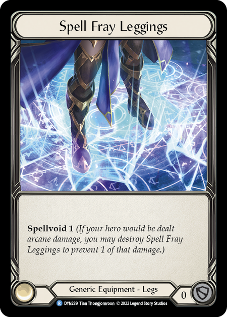 Spell Fray Leggings Card Front