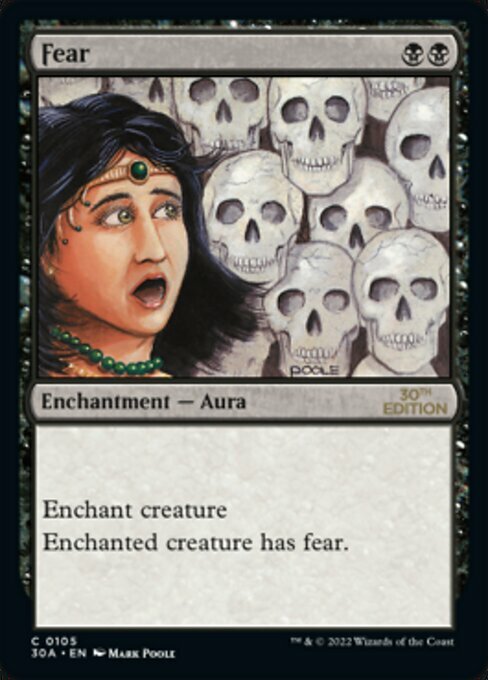 Fear Card Front