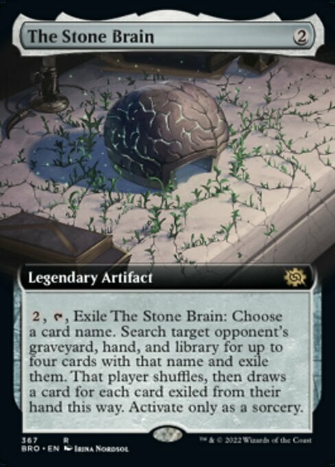 The Stone Brain Card Front