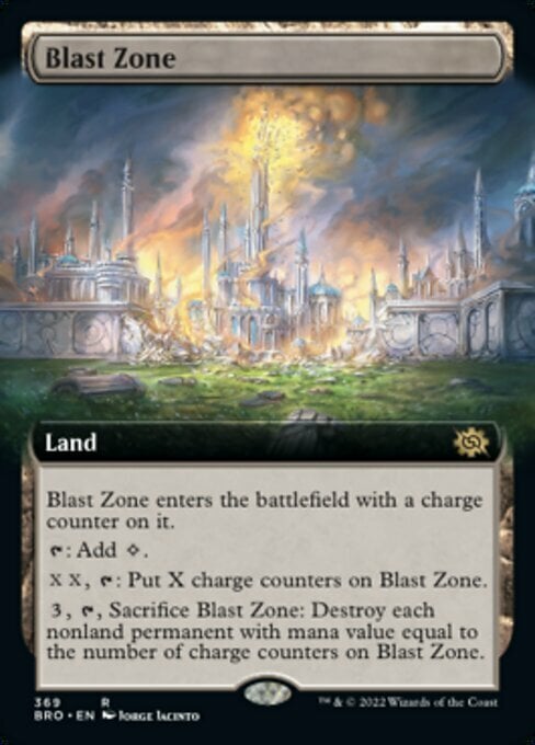 Zona dell'Esplosione Card Front