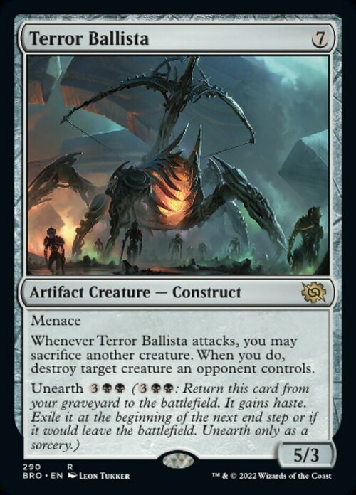 Terror Ballista Card Front