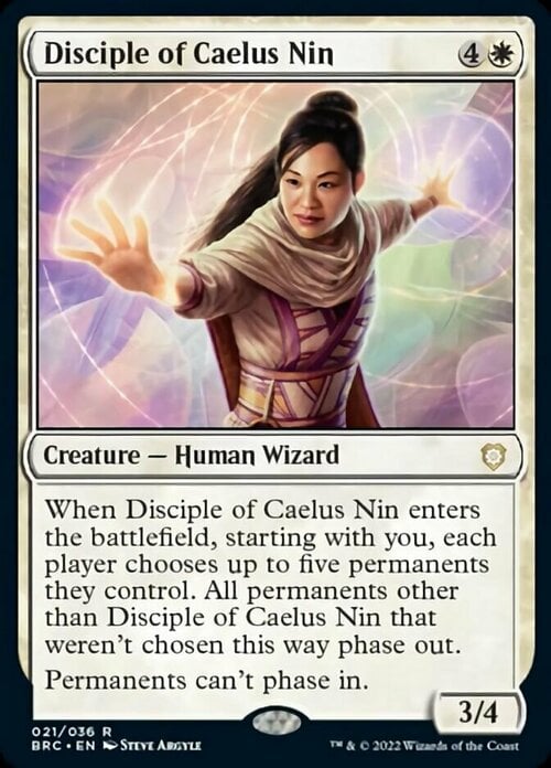 Disciple of Caelus Nin Card Front