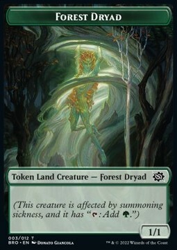 Forest Dryad Card Front