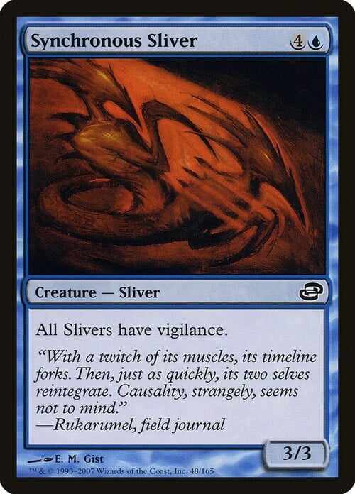Synchronous Sliver Card Front