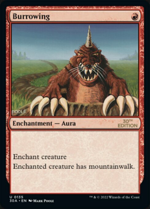 Burrowing Card Front