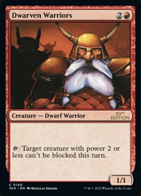 Dwarven Warriors Card Front