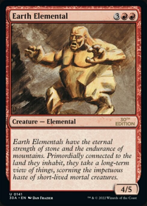 Elementale della Terra Card Front