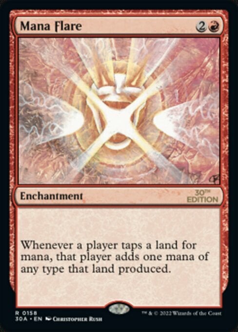 Mana Flare Card Front
