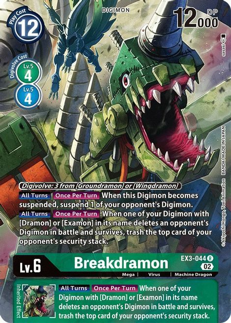 Breakdramon Card Front