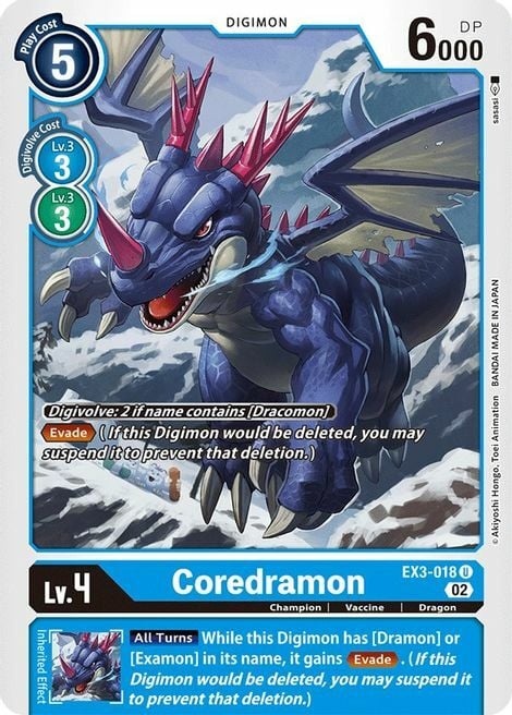 Coredramon Card Front