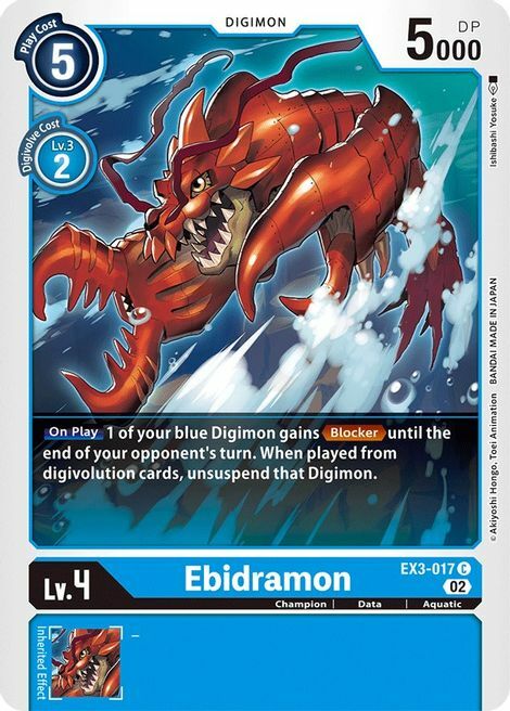Ebidramon Card Front